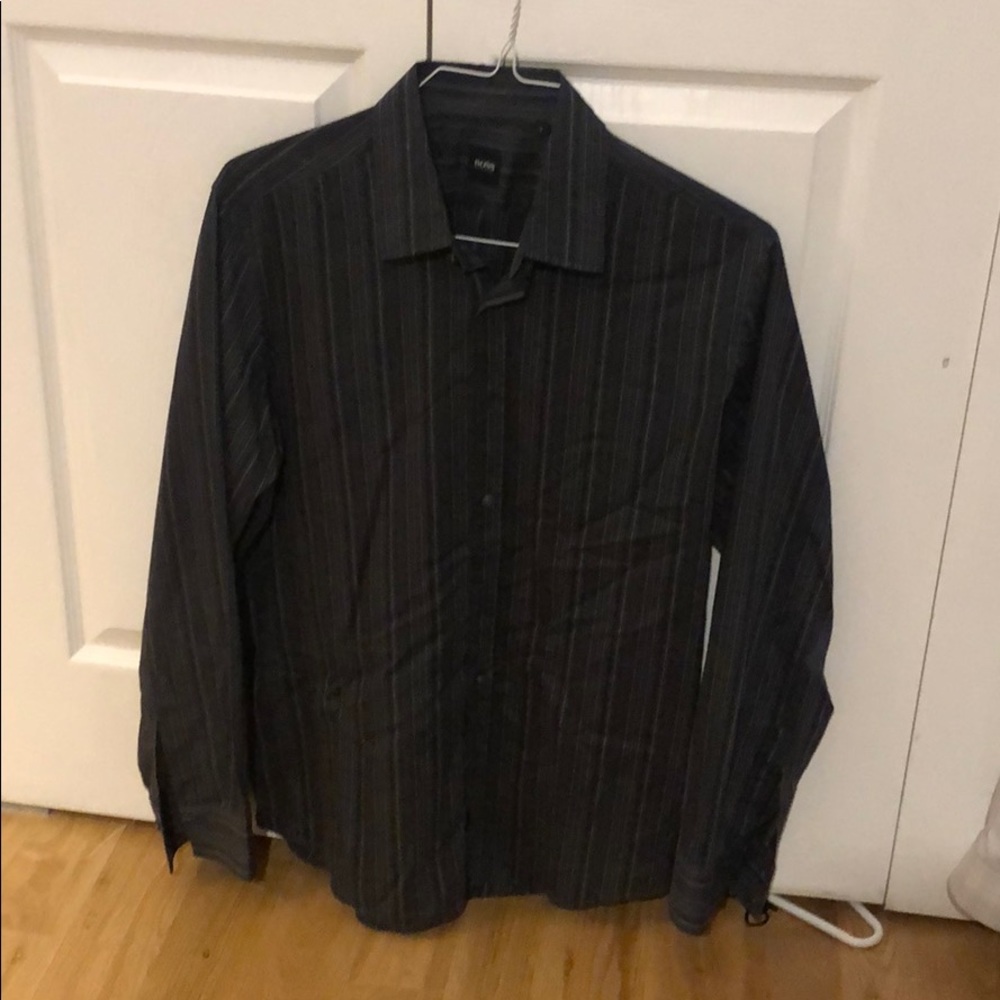 Hugo Boss Striped Button Down